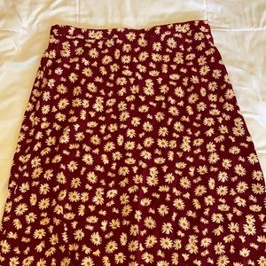 Floral Long Skirt